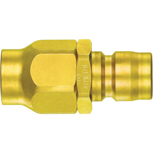 Nitto TSP coupler, brass, 6TPN-190 BRASS, 1 piece