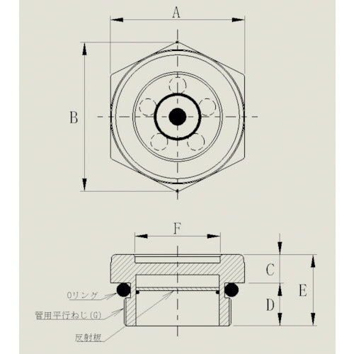 家原ライト工業 オイルゲージSM形1/2 Oリング溝付 10302100 1 個
