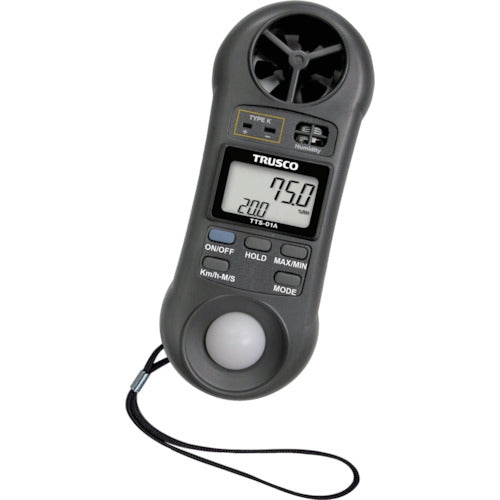 TRUSCO 多機能環境測定器 TTS-01A 1 個