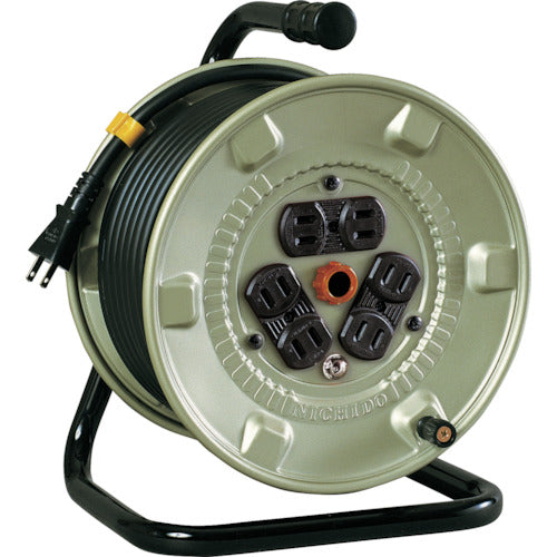 NICHIDO Electric Drum 100V No Earth 20m 6 Outlets NNP-206D 1 Unit