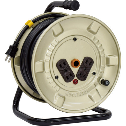 NICHIDO Electrician's Drum 100V No Earth 30m NNP-304D 1 unit