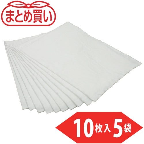 TRUSCO bulk purchase oil catcher cotton type 300 x 300 mm 10 sheets per pack 5 bags TOC-T3030-5P 1 PK