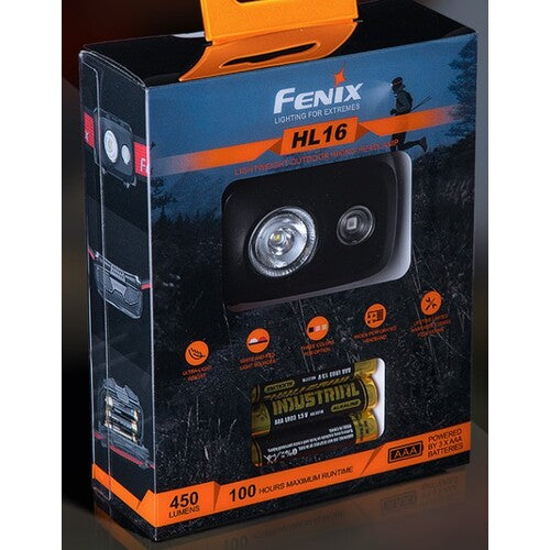 FENIX LEDヘッドライト HL16 HL16BLACK 1 個