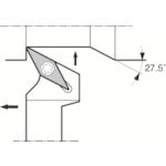 京セラ 外径・端面・倣い・ぬすみ加工用スモールツールホルダ SVPP−FF SVPPR1010JX-11FF 1 本
