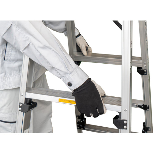 PiCa Top-operated, four-legged, adjustable ladder/stepladder, Stuppy SCN type, SCN-150B, 1 unit