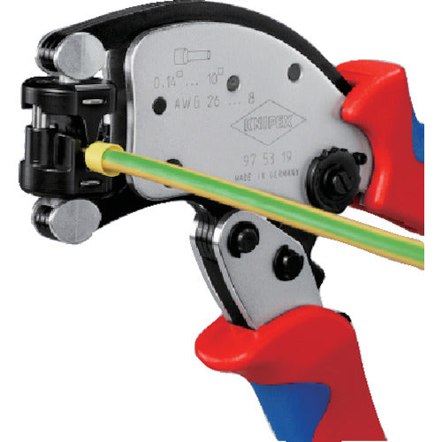 KNIPEX Automatic Adjusting Crimping Pliers for End Sleeves 975319 1 piece