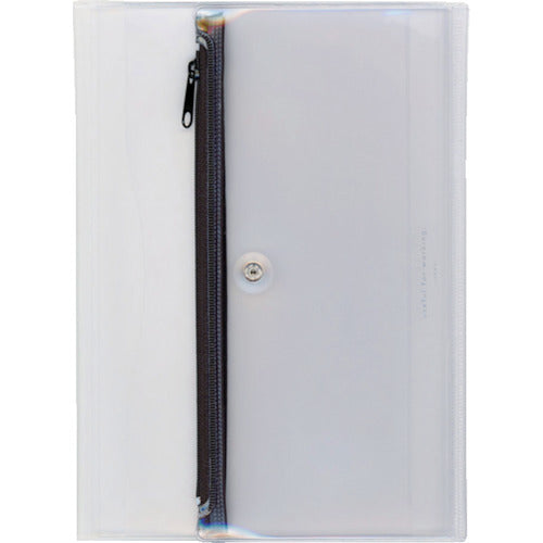 Daigo Isshoni. Notebook cover with pen case PVC A5 R Clear Black N1940 1 piece