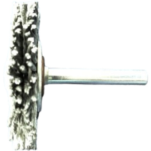 다카시마 산업 축 부착 휠 브러쉬 전동 공구용 휠형 축 부착 브러시 BRH 시리즈 Φ50x6축 WSA-050 1개