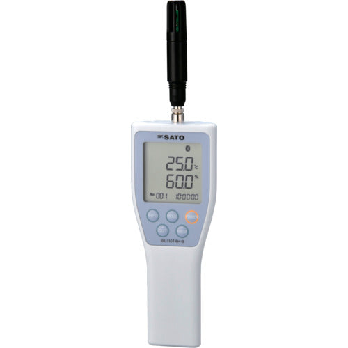 Sato Digital Thermo-hygrometer (with wireless communication function) SK-110TRH-B (integrated sensor set) (8140-10) 8140-10 1 unit