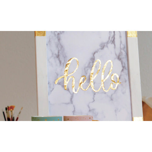 페베오 미러 이펙트 메탈 리프 14x14cm 2장입 골드 766561 1장