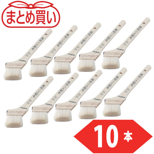 TRUSCO まとめ買い高級ニス刷毛 20号 50mm幅 10本入り TPB-422-10P 1 PK