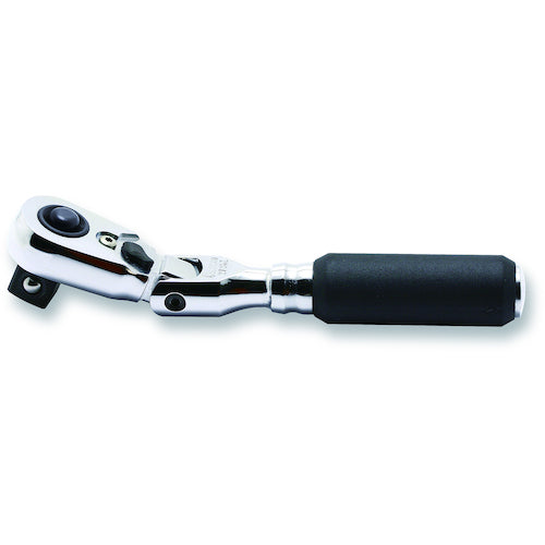 Ko-ken Z-EAL 3/8" (9.5 mm) SQ. Push button type swivel ratchet handle (compact) Total length 114 mm 2726ZB-3/8 1 pc