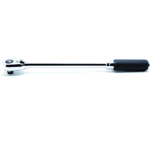 Ko−ken Z−EAL 3/8”(9.5mm)SQ. プッシュボタン式ラチェットハンドル(ロング) 全長280mm 3725ZB-280 1 個