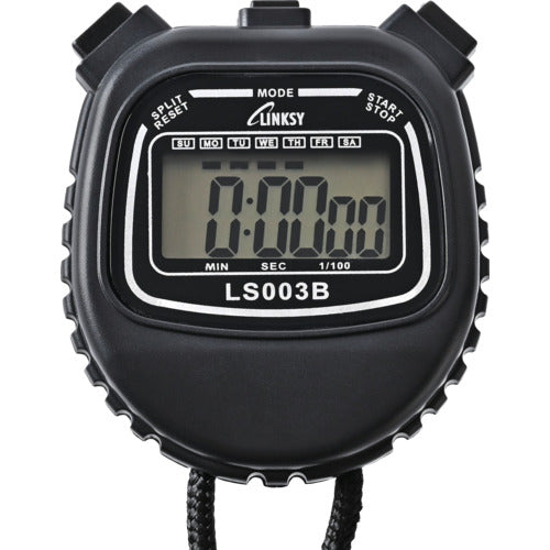 リンクシー 多機能ストップウォッチ LS003B ブラック LS003B 1 台