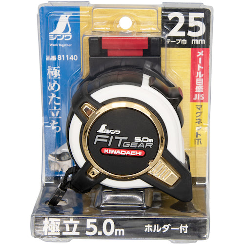 Shinwa Convex Fit Gear Extreme 25-5.0m Mag Claw Holder Included JIS 81140 1 pc