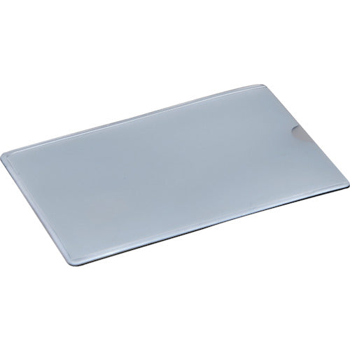 TRUSCO マグネット式見出しプレート 名刺サイズ 61X95 白 10枚入 MGP-61X95-W 1 PK