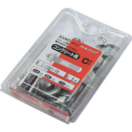 Sanko Techno Sandir Pack C Type Steel Metric Screw (6 Pieces) C-1270-P6 1 PK