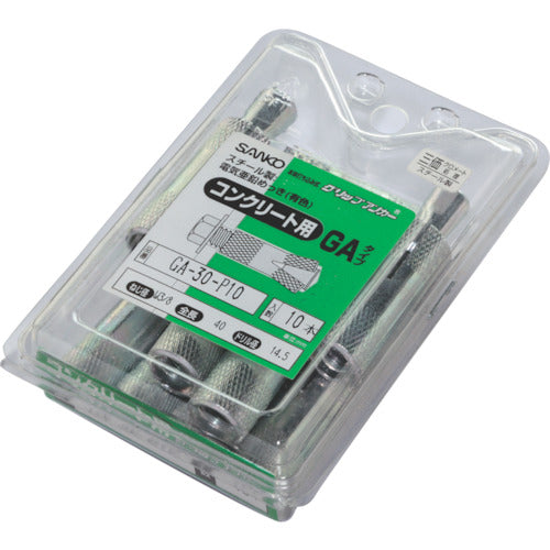 サンコー テクノ サンディールパック GAタイプスチール製ミリねじ (10本入) GA-10M-P10 1 PK