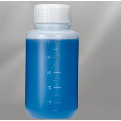 TRUSCO PEボトル丸型広口瓶(ポリエチレン製)250mL TB-250L 1 個