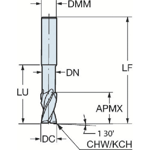 Sandvik CoroMill Plura (730) H10F 2P120-1200-NC 1 piece