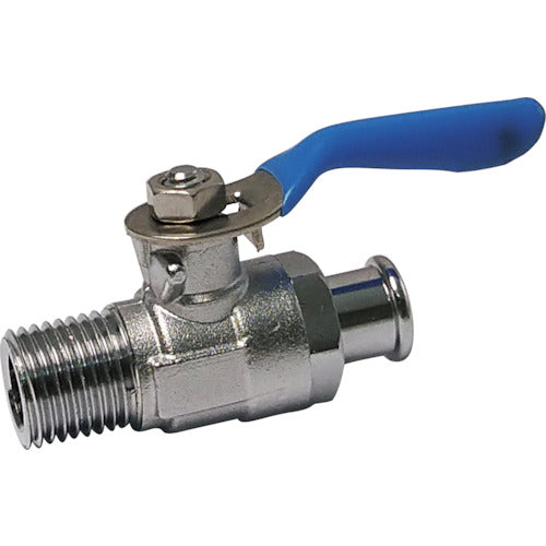 TRUSCO Mini Ball Valve Drain Type R1/8 x 12mm MD112 1 pc