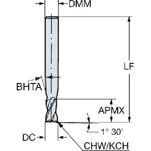 샌드빅 코로밀프루라(730) H10F 2P232-1200-NA 1개