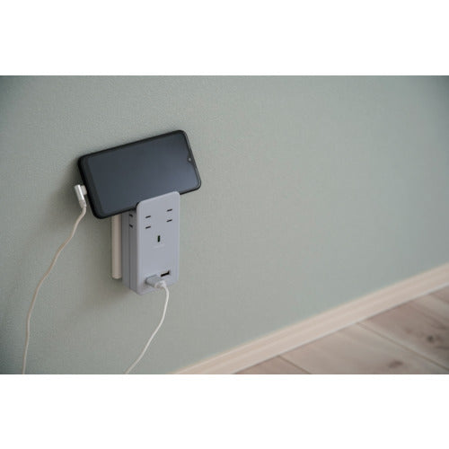 Fargo SATI COLOR AC4個口 4.2A USB スモーキーブルー CT221SB 1 個