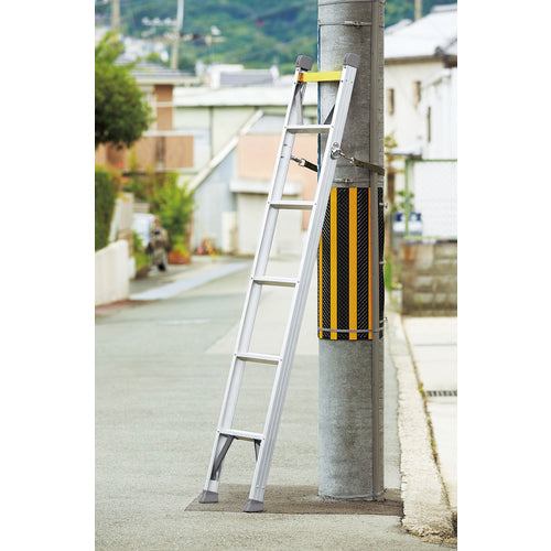 Hasegawa Electric Pole Climbing Ladder 2.14m with Safety Belt and Band LQ1-21BA 1 Unit