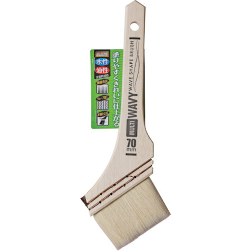 Asahipen Wave Synthetic Fiber Brush WAVY Multi-Purpose 70mm WCO-70 200273 1 Piece