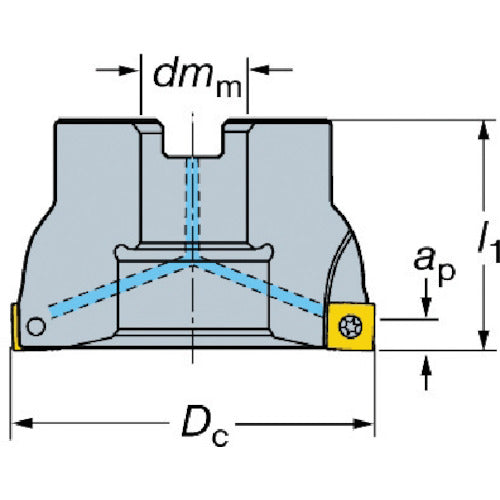サンドビック コロミル490カッター(455) 490-080Q27-14H 1 台