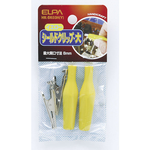 ELPA Shield Clip L Yellow HK-SK03H(Y) 1 bag