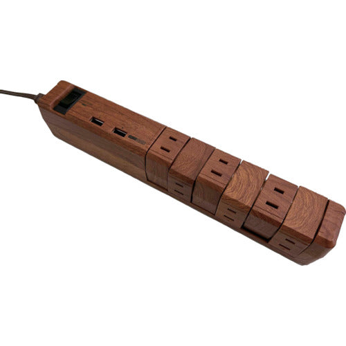 Fargo TAPKING USB AC 12개 입 3.4A USB 2포트 다크우드 PT60112DW 1개