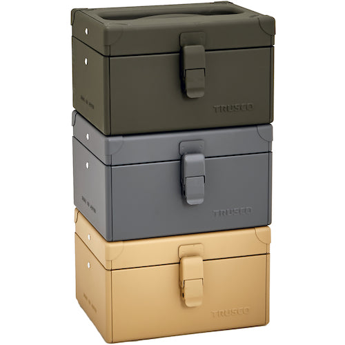 TRUSCO 片開きツールボックス アーセナルグレー 225x180x135mm TB225-DG 1 個