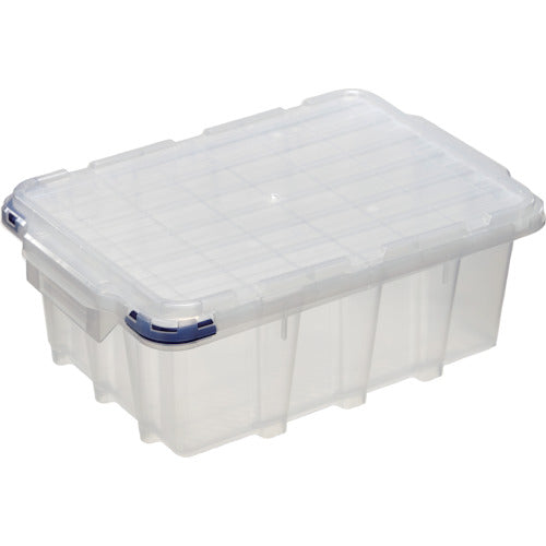 TRUSCO ネスティング・スタッキングコンテナ10L 透明 HNESTA-10TM 1 個