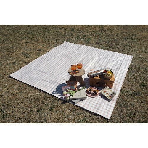 Hagiwara HABRIC Comfy Sheet, Dull Color, Old Pink, Gingham Check, 1.8m x 0.9m, COMFOP1809, 1 sheet