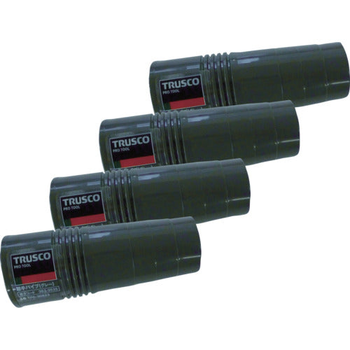 TRUSCO まとめ買い つぎてパイプ グレー 4個 TPC-30823-4P 1 S