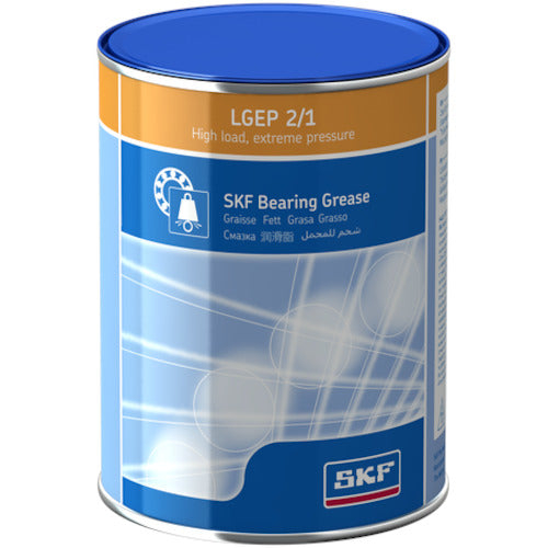 SKF 軸受グリース 高荷重・極圧用 LGEP 2 (1kg缶入り) LGEP 2/1 1 缶