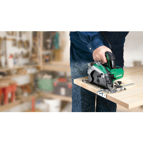 HiKOKI Deep Cut Electronic Circular Saw 165mm Kuroshachi Tip Saw Standard Included AC Brushless Motor Equipped Black C6MEY2(B) 1 Unit