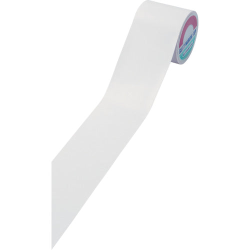 Midori Juji Floor Line Tape White FRTG-100W 100mm width x 20m PVC Indoor Use 257051 1 roll