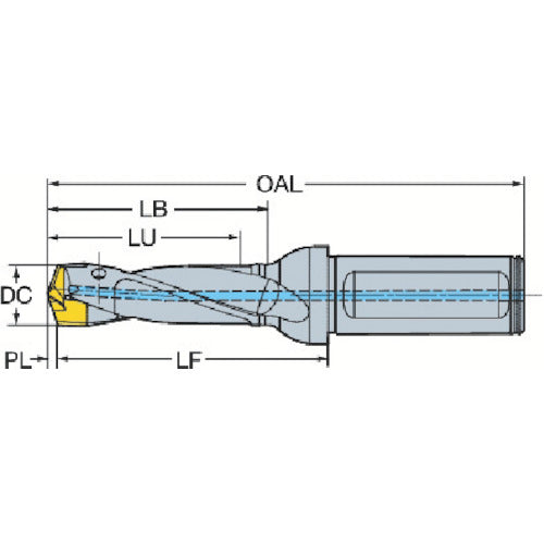 Sandvik CoroDrill 870 Exchangeable Head Drill (446) 870-1200-10L16-10 1 piece