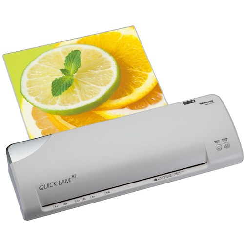 나카바야시 퍼스널 라미네이터 퀵 라미 R2 A3/라이트 그레이 NQL-R2A3LG 1대