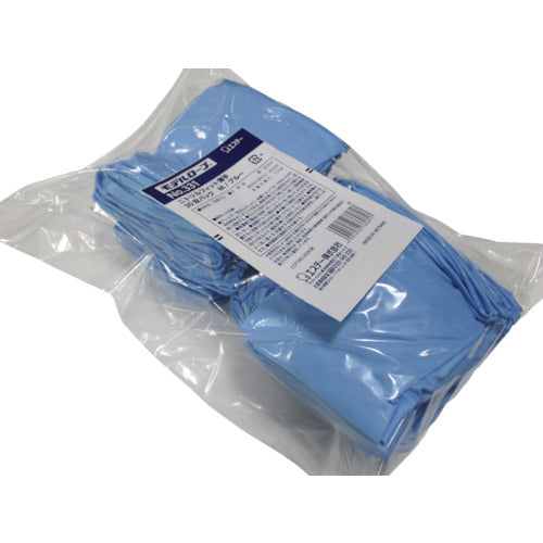 エステー モデルローブ No.331ニトリルフィット薄手 30双パック Mサイズ ブルー ST76081 1 袋