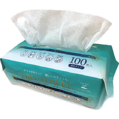 オーミケンシ 不織布ウエス 薄手タイプ 100枚入 20×20cm 1012 1 袋