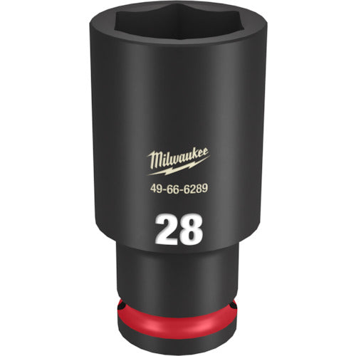 milwaukee SHOCKWAVE IMPACT DUTY 딥 임팩트 소켓 1/2 인치(12.7mm)각 28mm 49-66-6289 1개