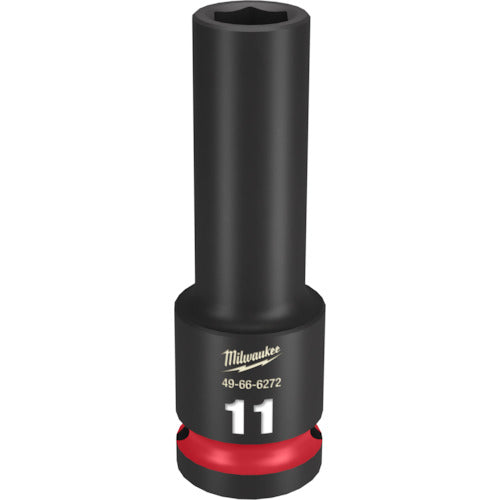 milwaukee SHOCKWAVE IMPACT DUTY 딥 임팩트 소켓 1/2 인치(12.7mm)각 11mm 49-66-6272 1개