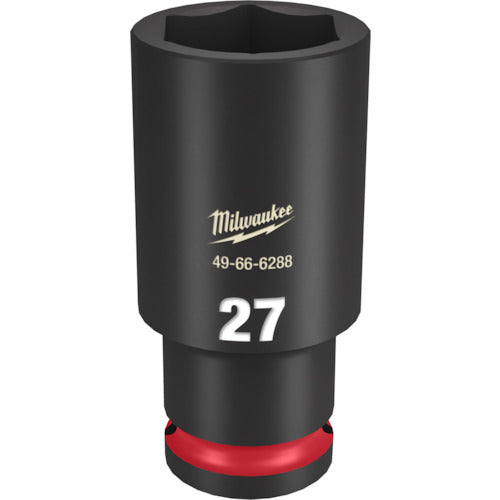milwaukee SHOCKWAVE IMPACT DUTY 딥 임팩트 소켓 1/2 인치(12.7mm)각 27mm 49-66-6288 1개