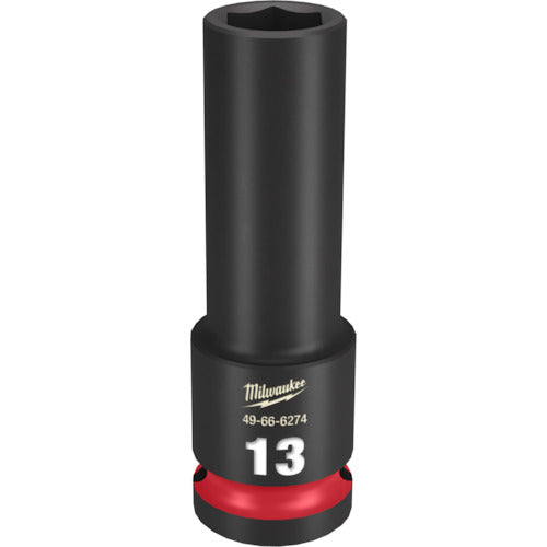 milwaukee SHOCKWAVE IMPACT DUTY 딥 임팩트 소켓 1/2 인치(12.7mm)각 13mm 49-66-6274 1개