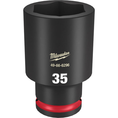 milwaukee SHOCKWAVE IMPACT DUTY 딥 임팩트 소켓 1/2 인치(12.7mm)각 35mm 49-66-6296 1개