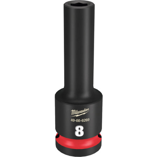milwaukee SHOCKWAVE IMPACT DUTY 딥 임팩트 소켓 1/2 인치(12.7mm)각 8mm 49-66-6269 1개
