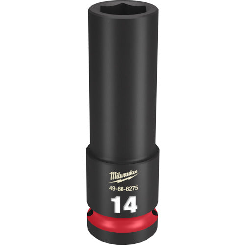 milwaukee SHOCKWAVE IMPACT DUTY 딥 임팩트 소켓 1/2 인치(12.7mm)각 14mm 49-66-6275 1개
